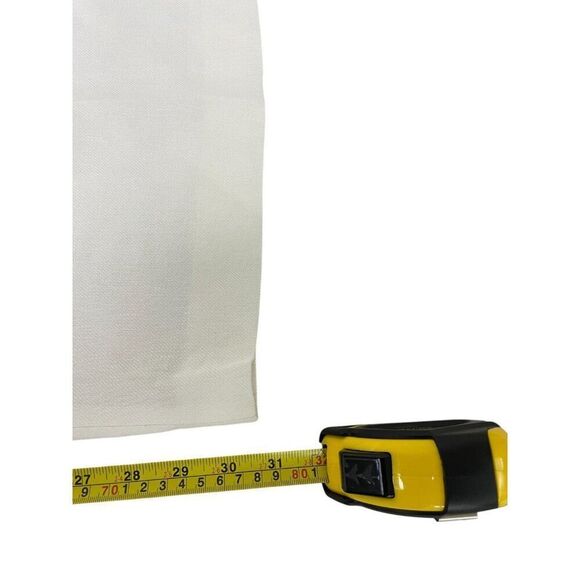 Zara Womens Dress Pants XL White Linen Blend Wide Leg Trousers 2927/586 NWT - Picture 11 of 11